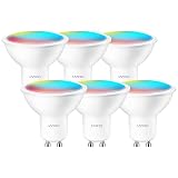 ★【Control remoto y de grupo】Mantenga esta lámpara inteligente conectada a su red doméstica WiFi de 2,4 GHz (actualmente no se admiten 5 GHz).