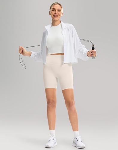 women39s athletic workout jacket lightweight upf 50 long sleeve sun protection shirts zip up cropped sun jacket hiking tops