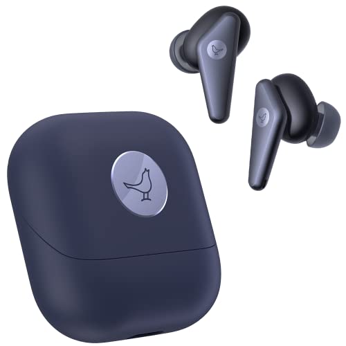 Libratone AIR+ (2. Gen) True Wireless In-Ear Kopfhörer mit Smarter Geräuschunterdrückung (bis zu 24h Akku, ANC, Smart Audio Tuning, Passformtest, IP54, Bluetooth 5.2) schwarz/dunkelblau