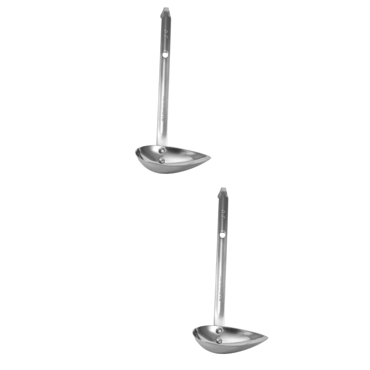 PLAFOPE 2 Pezzi Cucchiaio Unico in Acciaio Inossidabile Posate Da Tavola Cucchiaio Da Zuppa in Argento Squisito Per La Decorazione Di Salse Per Cibo Occidentale