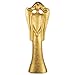 Produktbild GILDE Figur Cecilia - Engel aus Keramik - Gold-matt - Höhe 71 cm - Dekoration - Geschenk - Wohnaccessoire - Engelstatue