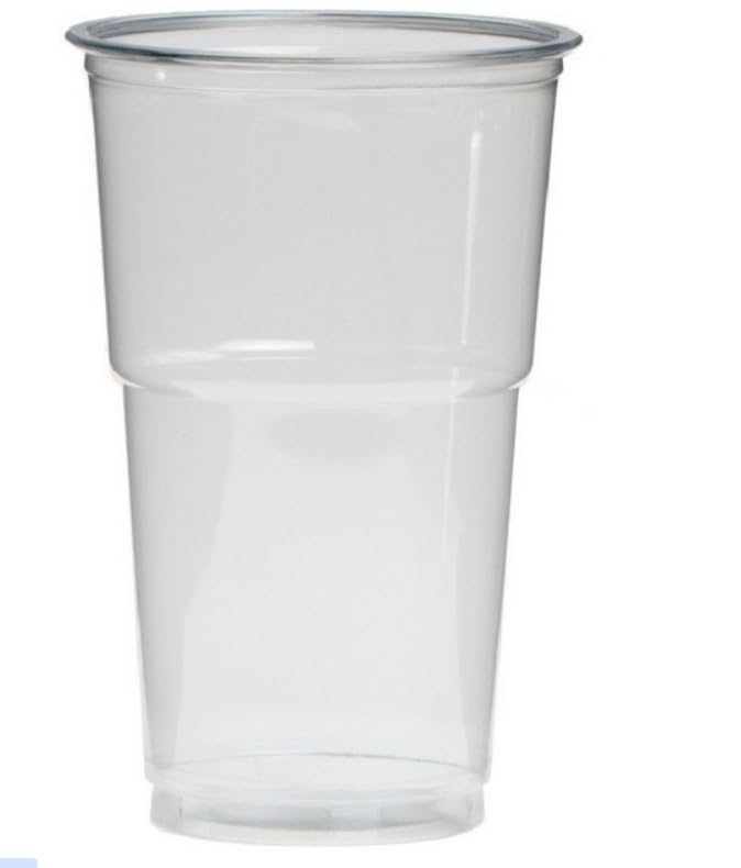 Bicchieri da birra PP 300 ml - Scatola trasparente 300 cc 500 pezzi - Bicchieri per eventi - Bicchieri per birra - Bicchieri usa e getta - Articoli per feste - Horeca - Feste - Eventi - Tazze -