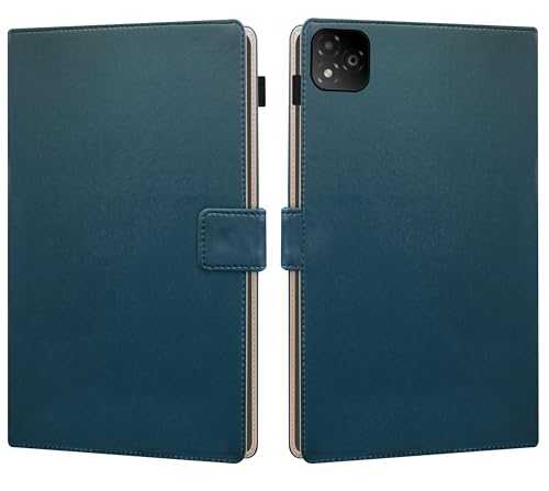 Image of TGK Flip Cover for Infinix XPAD LTE 11 inch Tablet Case with Stylus Holder (Cerulean Blue)