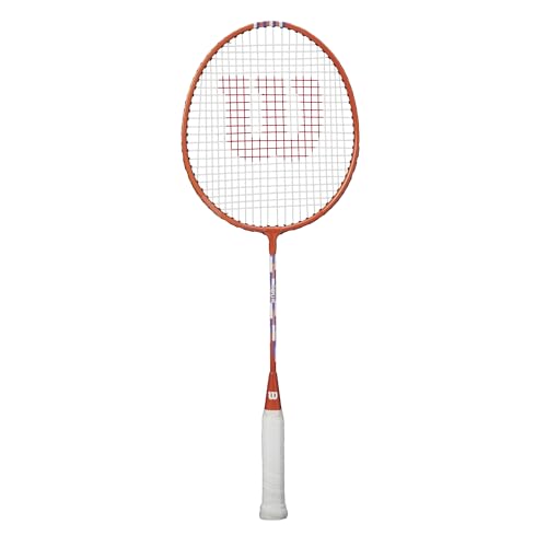 Wilson Tour 30 Badminton Racket, Orange/Blanc