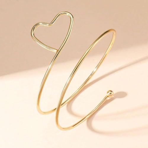 Image of Long tiantian Gold Arm Cuff Upper Arm Armband Greek Goddess Costume Jewelry