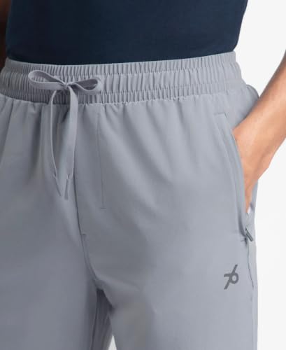 Image of Jockey MV25 Men Recycled Microfiber Elastane Stretch Active Wear Trackpant with Zipper Pockets and StayFresh Treatment