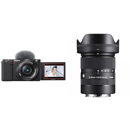 SONY(�\�j�[) �y�Y�[�������Y�Z�b�g�zZV-E10L BC+�V�O�} 18-50mm F2.8 DC DN SE�}�E���g�p