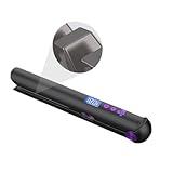 ABHI 8 Levels Temperature Corn Corrugated Hair Curler, LED Display, Corn Perm Fluffy Curls Portable Hair Volumizing Iron, Small Wave Hair Curling Irons