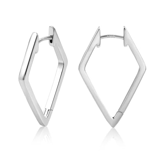ALEXCRAFT Pendientes de Aro Plata Pendientes de Plata Mujer Aros de Plata de Ley Mujer Regalo Mujeres