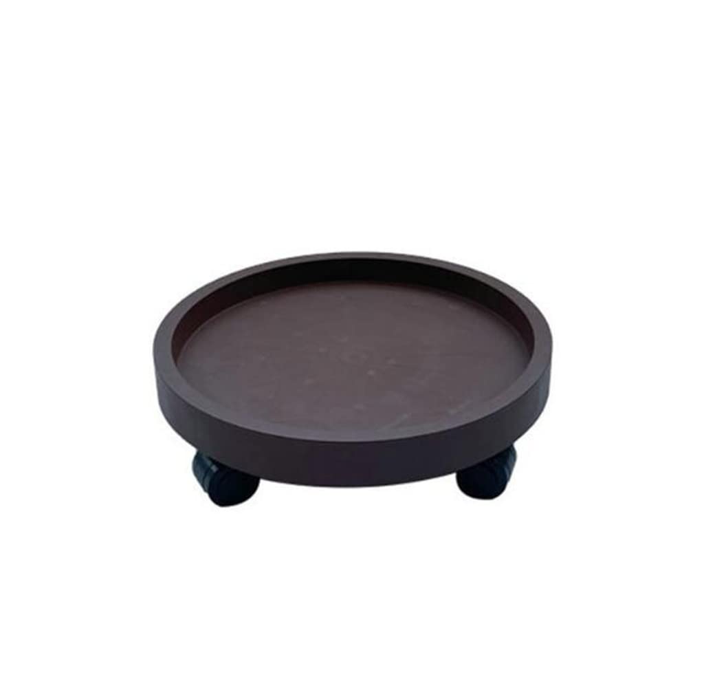 Bac d'eau porte-fleur amovible SHISHI plateau de pot de fleur avec roues de 36cm
