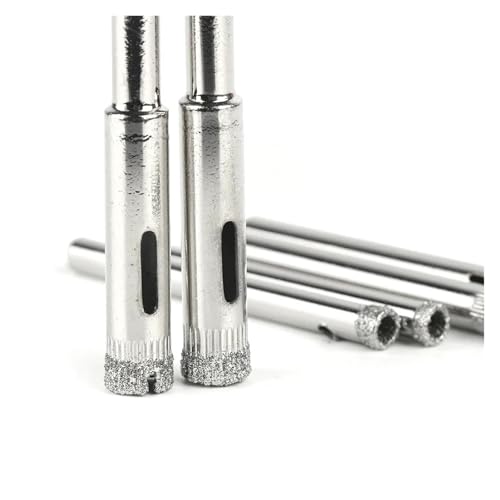 Set de 10 brocas diamantadas para vidrio y azulejos 3-8 mm miniatura 6