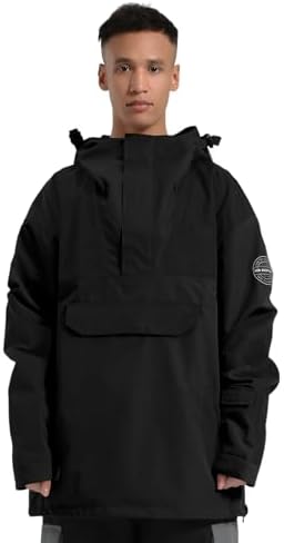 GSOU SNOW Mens Snowboard Jacket Snowboarding Ski Jacket Pullover Waterproof