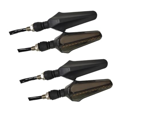 Clignotants à LED pour motos et feux lumineux orange universels 12V