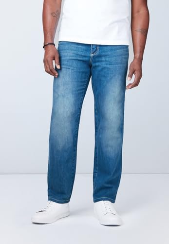 Liberty Blues by Kingsize Men's Big & Tall Straight-Fit Stretch 5-Pocket Jeans4