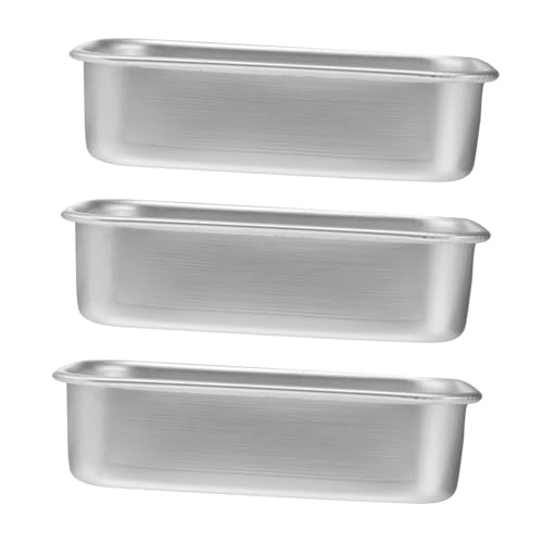 TOYANDONA Teglia Da Forno Per Pane e Torta in Materiale Resistente Alle Alte Temperature, Set 3 Pezzi Per Uso Domestico e Pasticceria, Utensili Da Cucina Ecologici e Facili Da Pulire