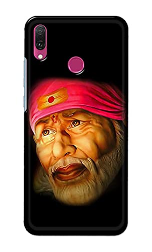 Image of PRINTFIDAA Sai Baba Lord Shiridi Great God Hinduism Religious Hard Back Cover for Huawei Y6 (2019) / Huawei Y6 Prime (2019) Back Cover -(P6) KAT1002