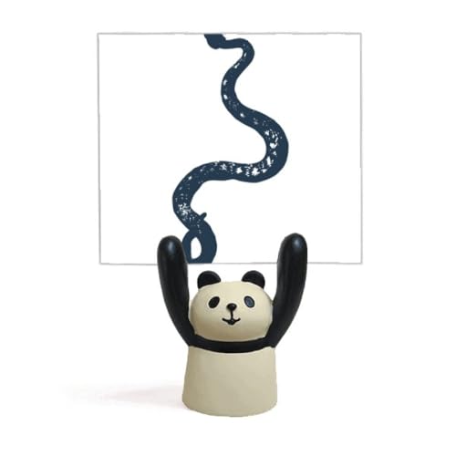 Support pour mémo mignon en forme de panda et serpent, idée cadeau déco originale