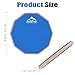 EASTROCK 8 Inches Practice Drum Pad, Double Sided Drum Pad, Silicone Dumb Drum for Beginners,Blue