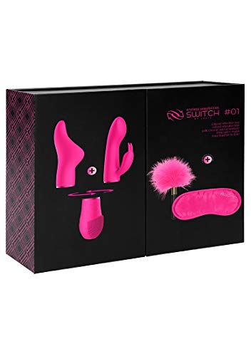 Shots Switch Pleasure Kit #1 rose avec embouts vibrants interchangeables - 2