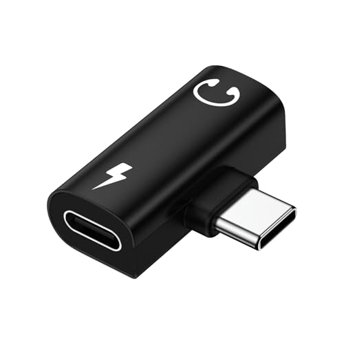 Hootek USB C イヤホンジャック 変換 タイプC 2in1 PD60W 急速充電 Type-C to 3.5mm 変換 タイプC 充電しながらイヤホン iPhone17 イヤホン 変換アダプタ DAC搭載 16bit/48KHz 音楽再生/音量調