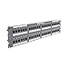 Panduit DP48688TGY Category-6 48-Port Flat Punchdown Patch Panel