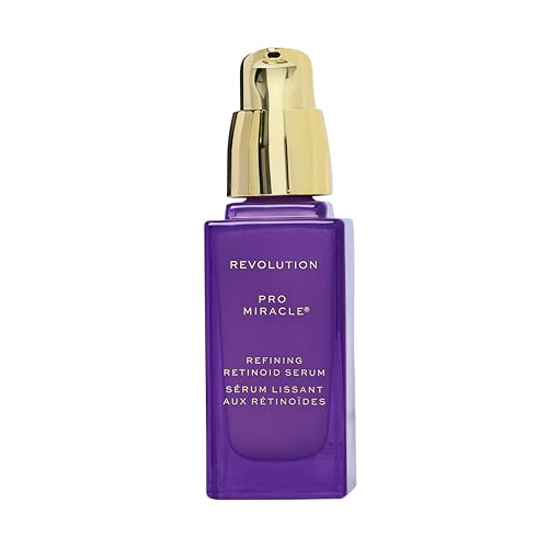 Revolution Pro Miracle Retinoid Refining Face Serum, Anti-Ageing Retinoid Complex with Niacinamide & Hyaluronic Acid, Vegan & Cruelty Free, 30ml