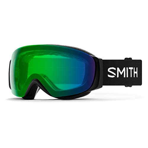 Smith Women's I/O MAG S Snow Goggles Black / ChromaPop Everyday Green Mirror