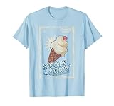 Stranger Things Scoops Ahoy Ice Cream Cone Vintage Poster T-Shirt