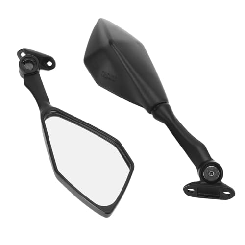 Rétroviseurs de moto pour Ninja 300 et ZX6R, rétroviseurs rabattables noirs en ABS