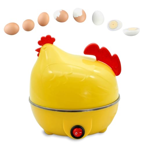 Electric Egg Steamer - Chicken Shape Cooker With 7-Egg Capacity