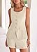 PRETTYGARDEN Womens 2 Piece Matching Sets 2026 Fashion Suit Vest Tops Shorts Set Spring Business Casual Vacation Outfits (Beige,Medium)