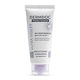 DERMDOC 4% Niacinamide Sunscreen with SPF 50 (50 gm) | Sunblock | Sunscreen for Oily Skin | PA +++ | UV Protection