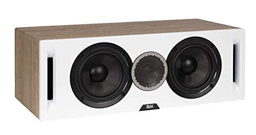 ELAC Debut Reference DCR52 - Altoparlante centrale, colore: Bianco/Legno