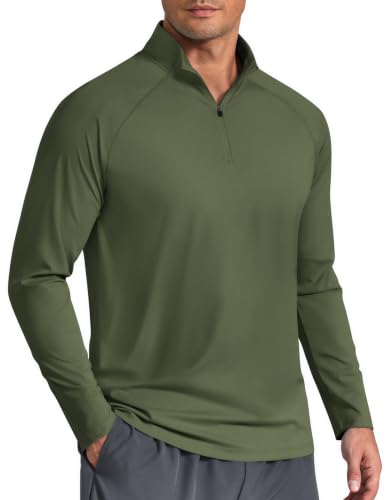 Men's Quarter Zip Pullover Sweatshirts   - image 1