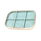 Photo Gallery pawwjoy vassoio per gioielli, organizer per cassetti, espositore per orecchini, collane, anelli, blu, 30 x 20 x 2,8 cm, 6 griglie Photo Gallery pawwjoy vassoio per gioielli, organizer per cassetti, espositore per orecchini, collane, anelli, blu, 30 x 20 x 2,8 cm, 6 griglie