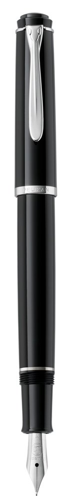 Relleno Pelican Classic P205, detalles en cromo, negro, 930 859 - B