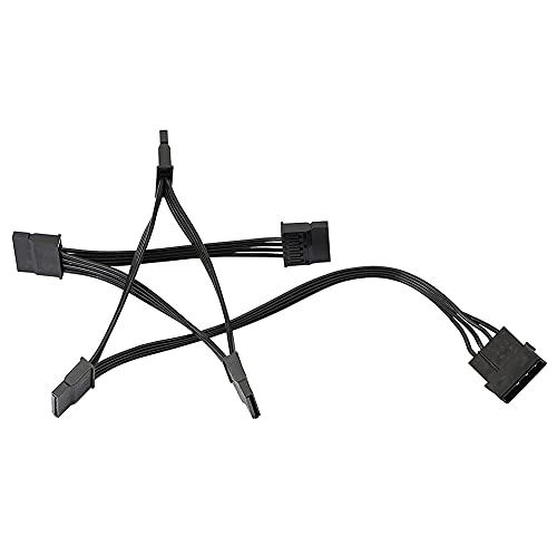 Cable divisor 4Pin IDE a 5 SATA 15Pin para PC miniatura 2