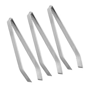 Ipetboom 3 Pcs Fish Bone Tweezers Pig Hair Removal Tool Pin Bone Tweezers Cooking Tweezers Slant Tweezer for Bone