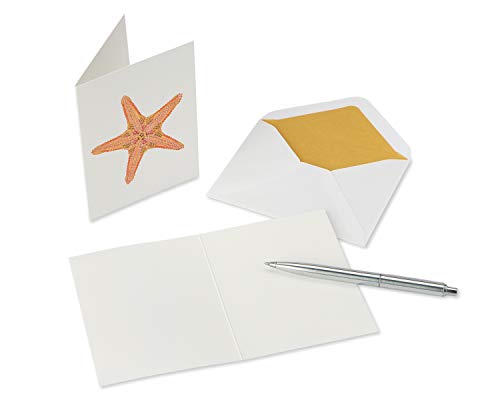 Image of Papyrus Thank You Cards with Envelopes, Sea Creatures (20-Count)