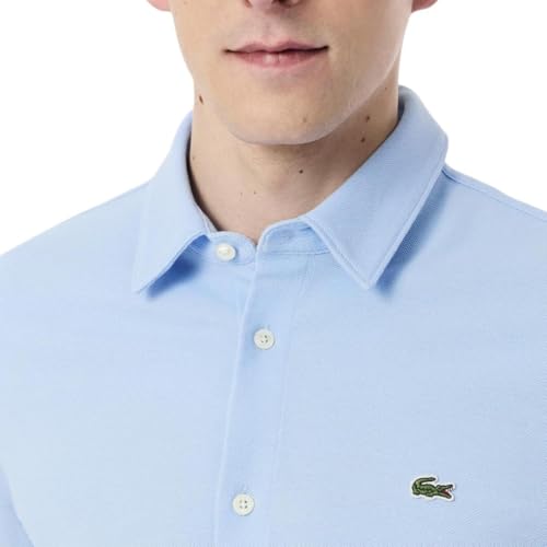 Lacoste Men's Slim Fit Long Sleeve Woven Shirt2