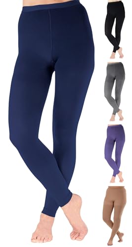 Image of ABSOLUTE SUPPORT Women Compression Leggings 20-30mmHg, Navy, Medium