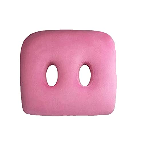 Memory Foam Sitzknochen-Entlastungskissen, Linderung Von Ischias-Rückenschmerzen, 3D-atmungsaktives Orthopädisches 3D-Sitzkissen, Steißbein-Schmerzlinderungskissen Rollstuhl Car Office Home (Pink) Cover