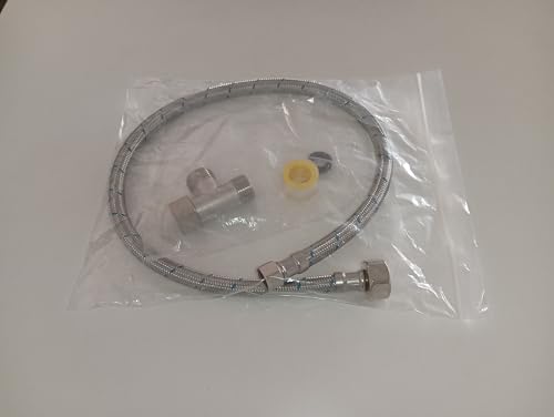 Image of NEO | Non-Electric Toilet Bidet Connection Parts | DIY Installation Kit | Stainless Steel Hose Parts Compatible with Zt Neo
