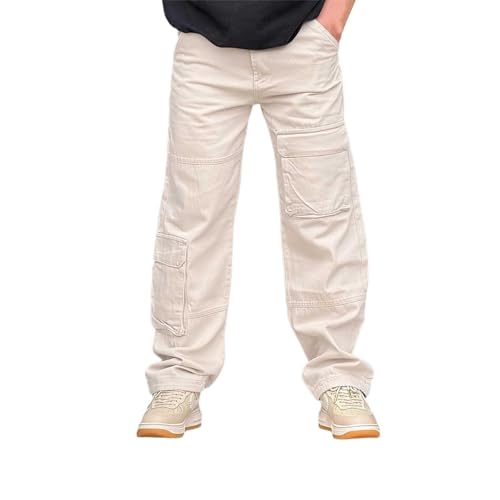 Pantalon cargo pour homme ample multi-poche coton pantalon de travail confortable