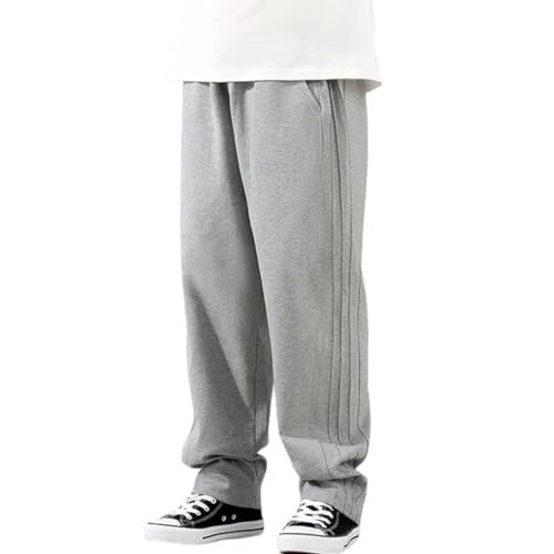 Pantalon de survêtement large fille en polaire confortable pour jogging et yoga