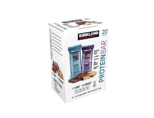 Kirkland Signature Protein bar Energy Variety Pack (Family Bundle)