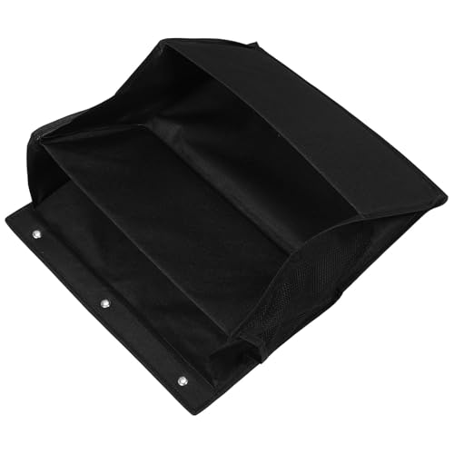 COOPHYA Zapatero de Pared Colgante de Doble Nivel para Interior y Garaje, Organizador de Zapatos de Tela Oxford Negro con Ganchos, Diseño Ahorrador de Espacio para Autocaravana