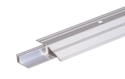 Alberts 487126 Profilé de finition Pro | aluminium, couleur argent, anodisé | 900 x 44 mm