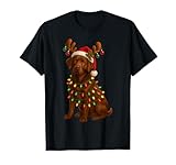 Chocolate Labrador Christmas