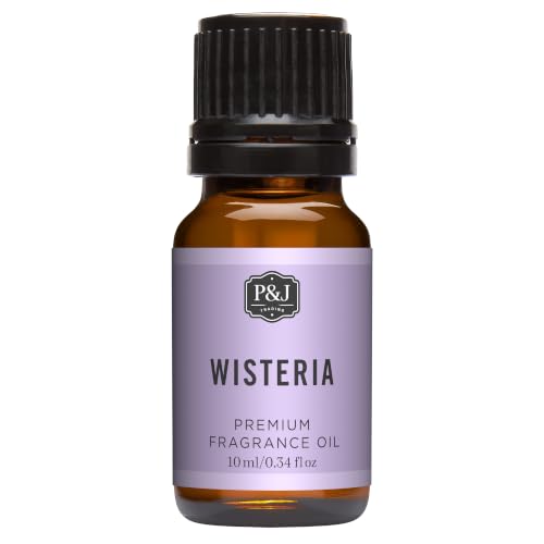 P&J Trading Fragrance Oil for Diffusers for Home - Wisteria 10ml Fragrance Scents for Candle Making - Soap Making Supplies & Car Diffuser Scents